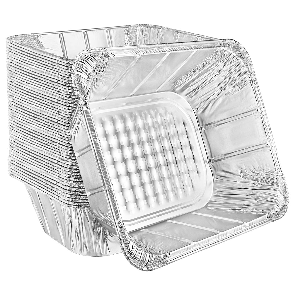 30-Pack 9x13 Disposable Aluminum Pans - Heavy Duty Foil Steam Table Pans For Baking, Cooking & Freezing