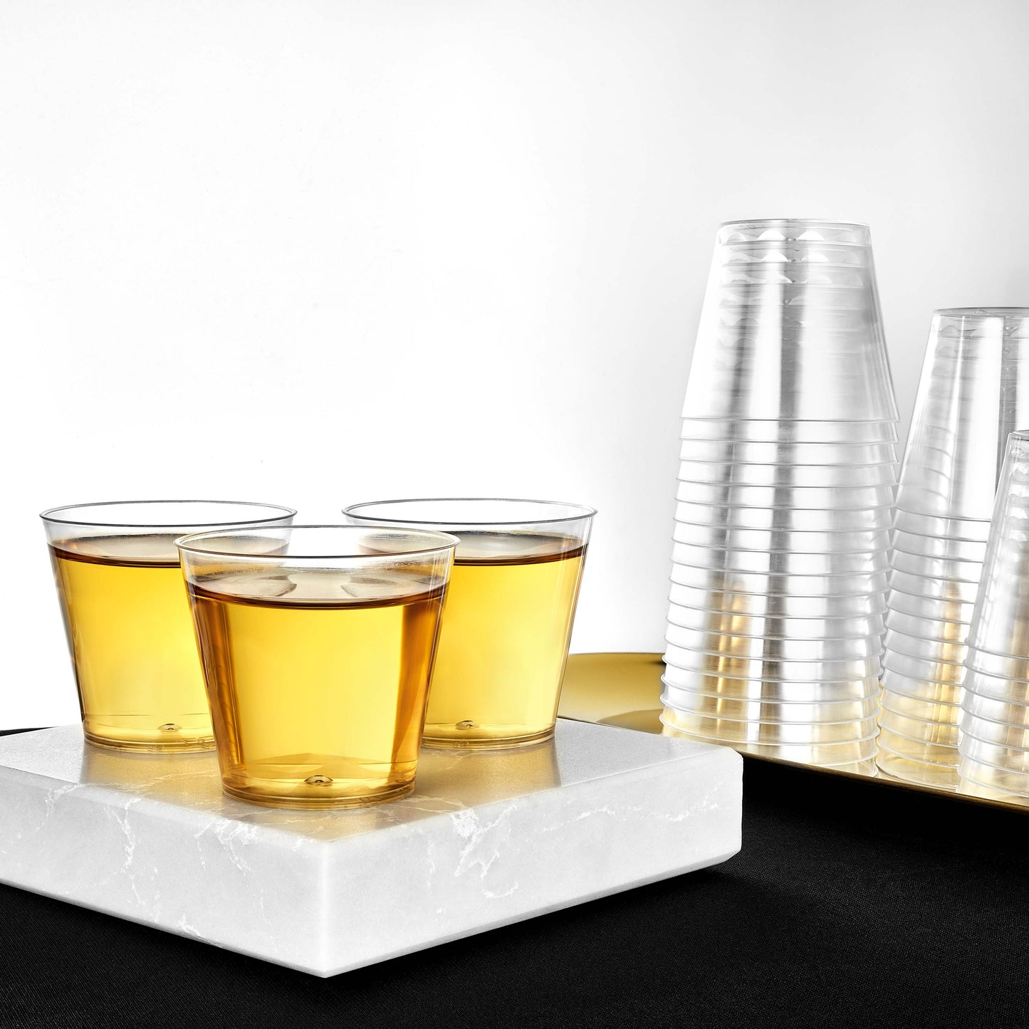 Clear Deluxe Plastic Drinkware - King Zak
