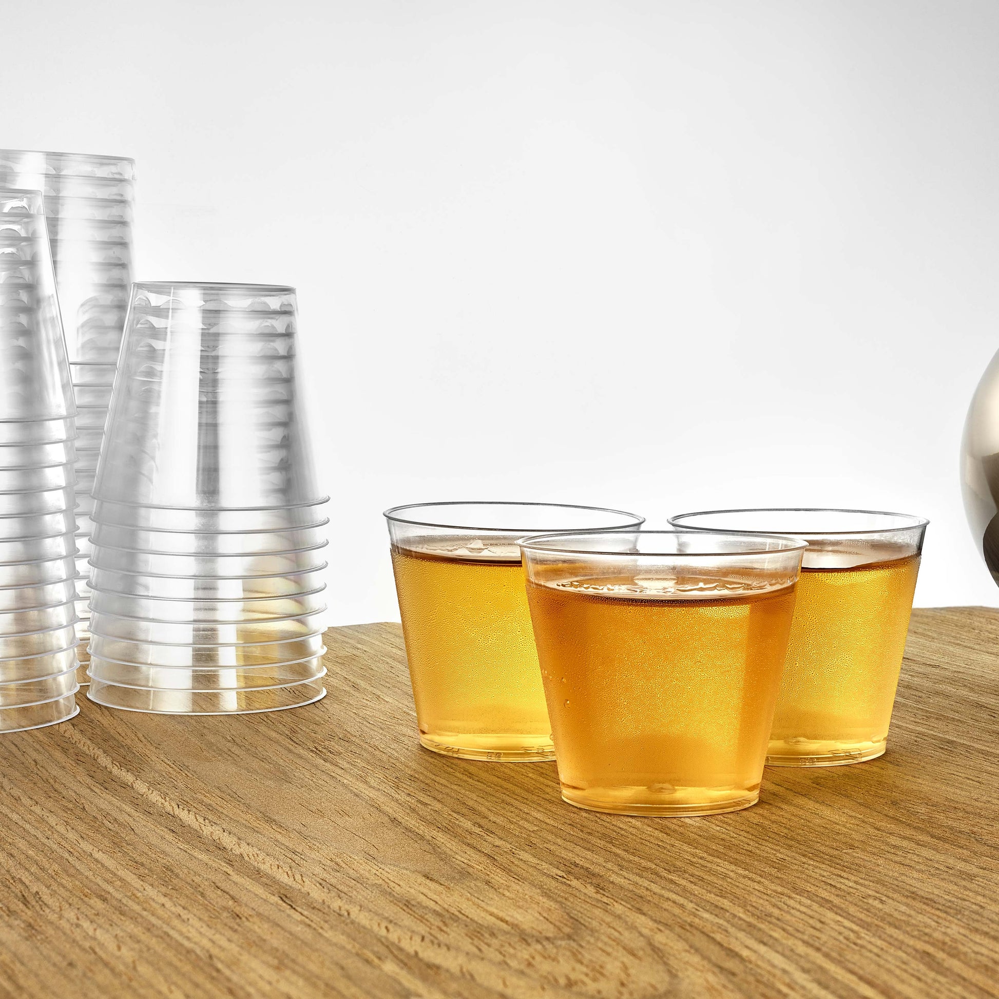 Clear Deluxe Plastic Drinkware