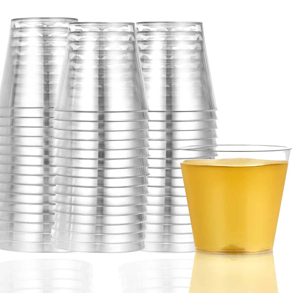 Clear Deluxe Plastic Drinkware