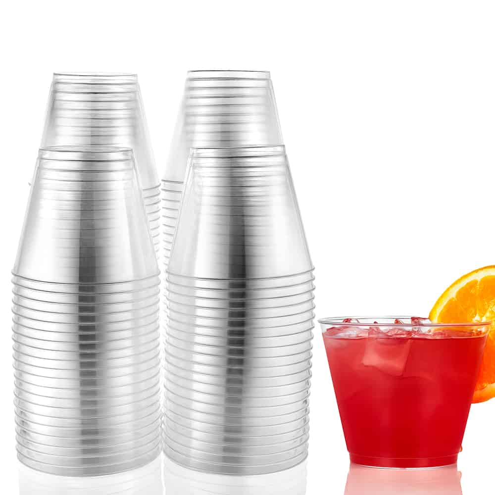 Clear Deluxe Plastic Drinkware