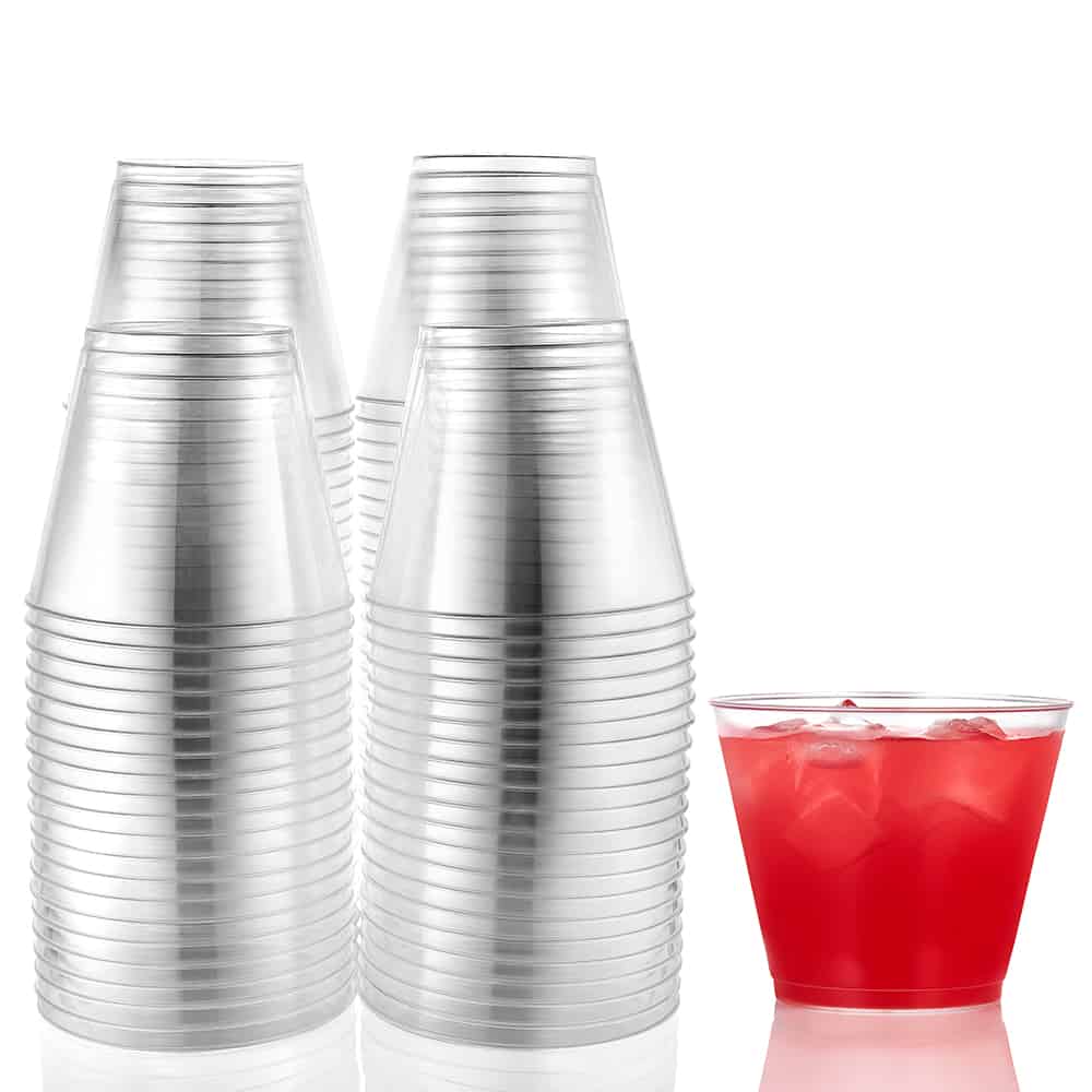 Clear Deluxe Plastic Drinkware - King Zak