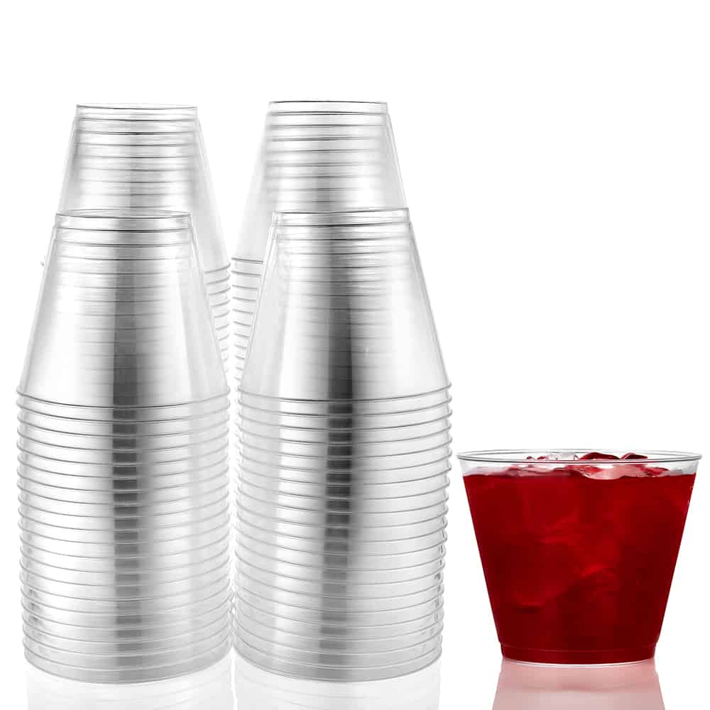 Clear Deluxe Plastic Drinkware