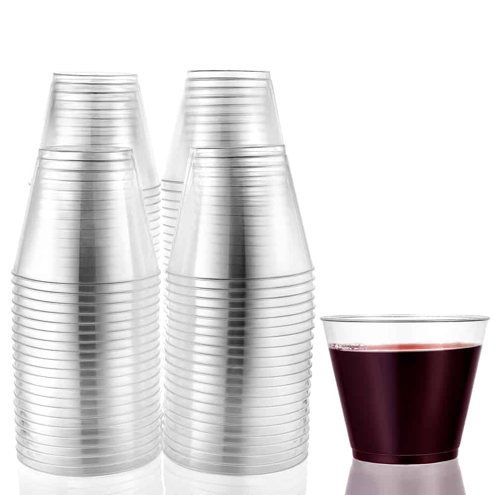 Clear Deluxe Plastic Drinkware - King Zak