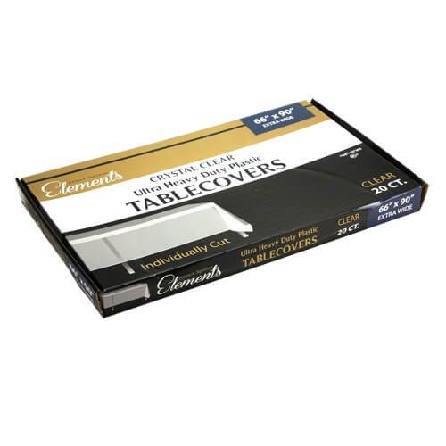 Premium Heavy Weight Plastic Precut Tablecovers – Durable, Disposable, and Ready to Use