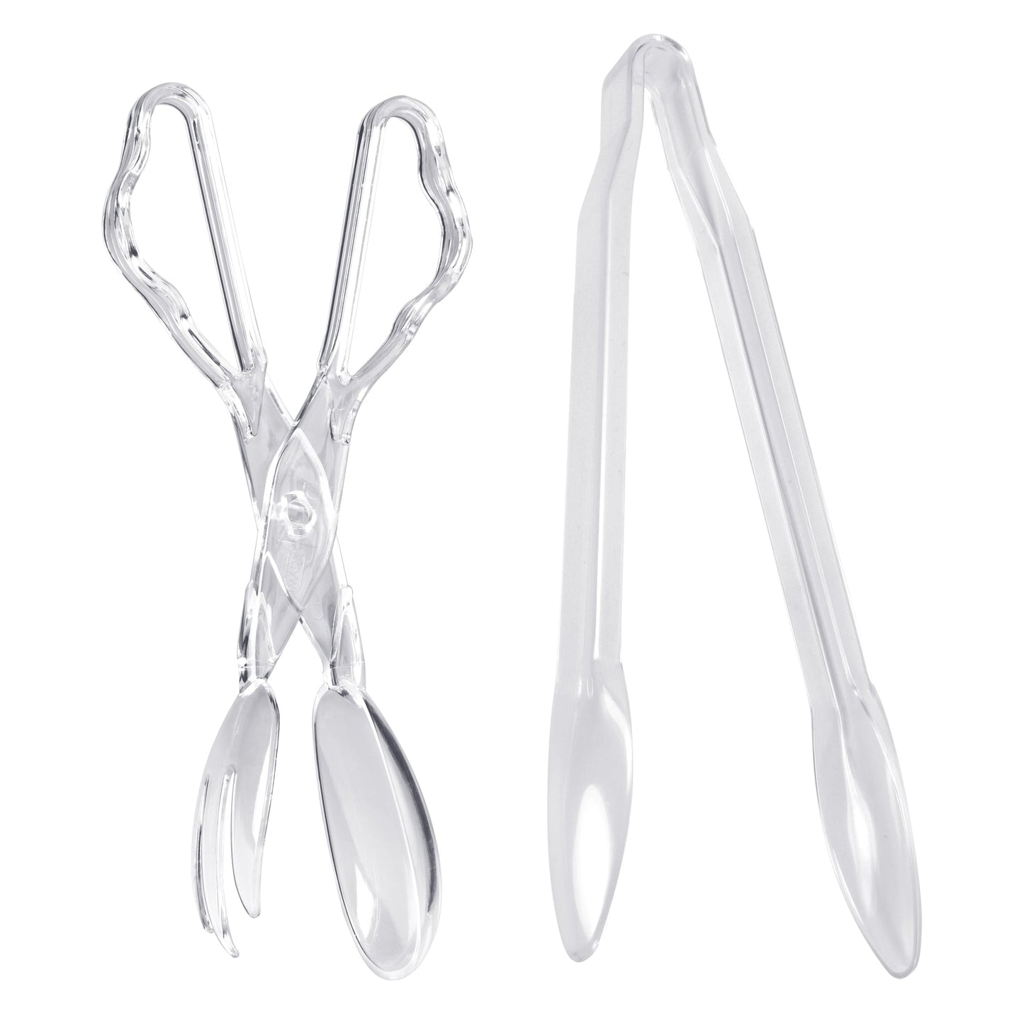 Clear 2-Pack Tong Set - King Zak