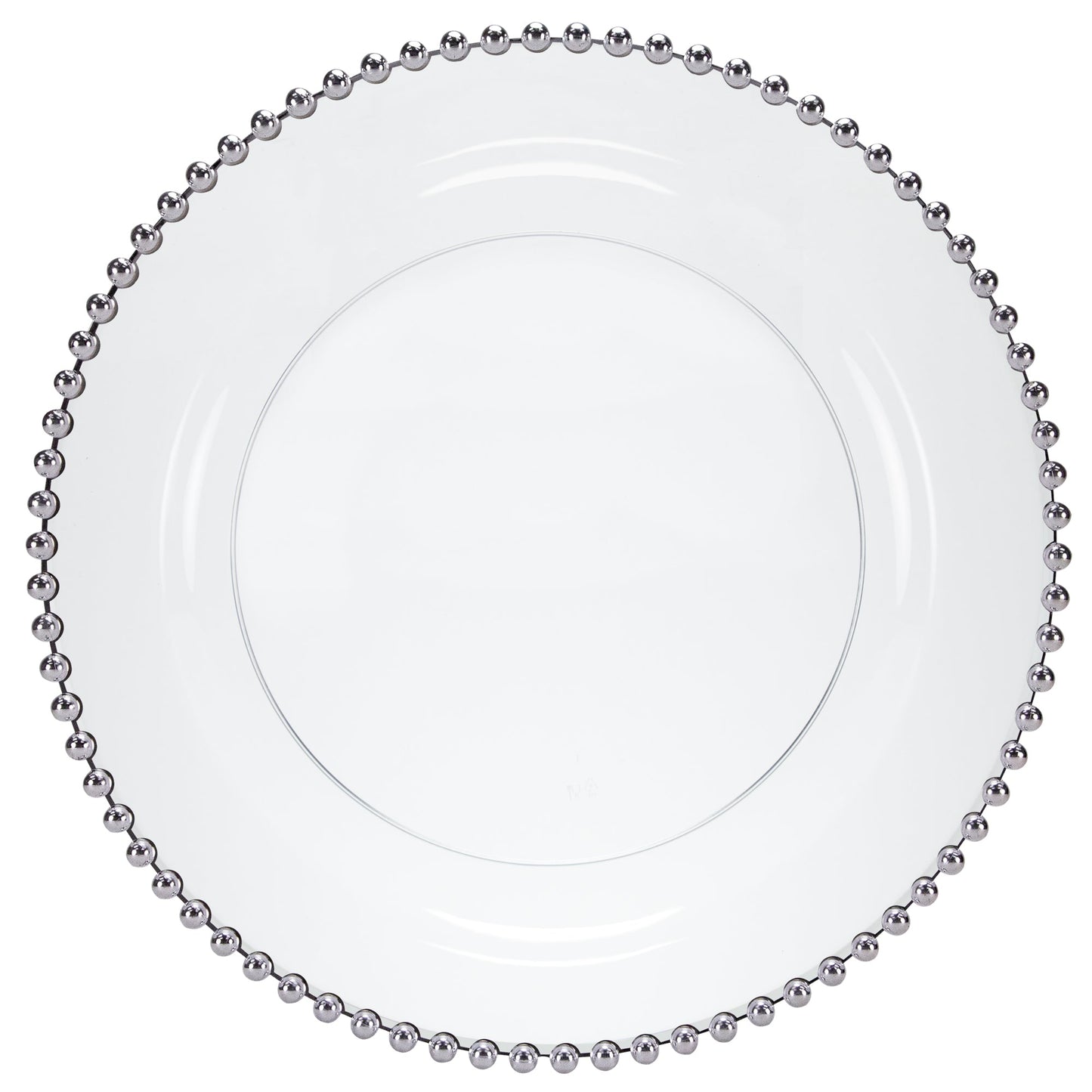 Beaded Premium Plastic Round Plate