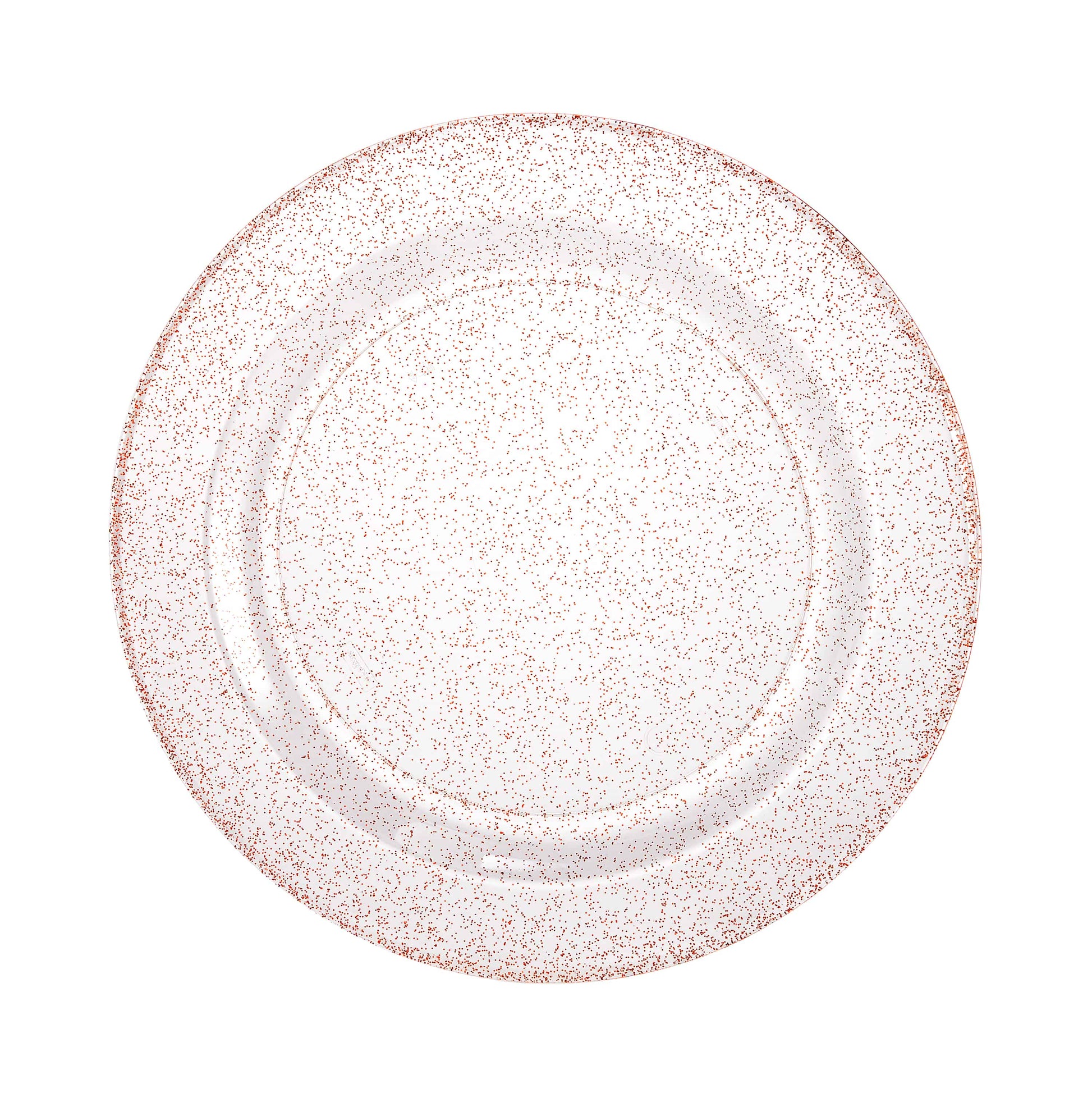 Glitter Premium Plastic Round Dinnerware