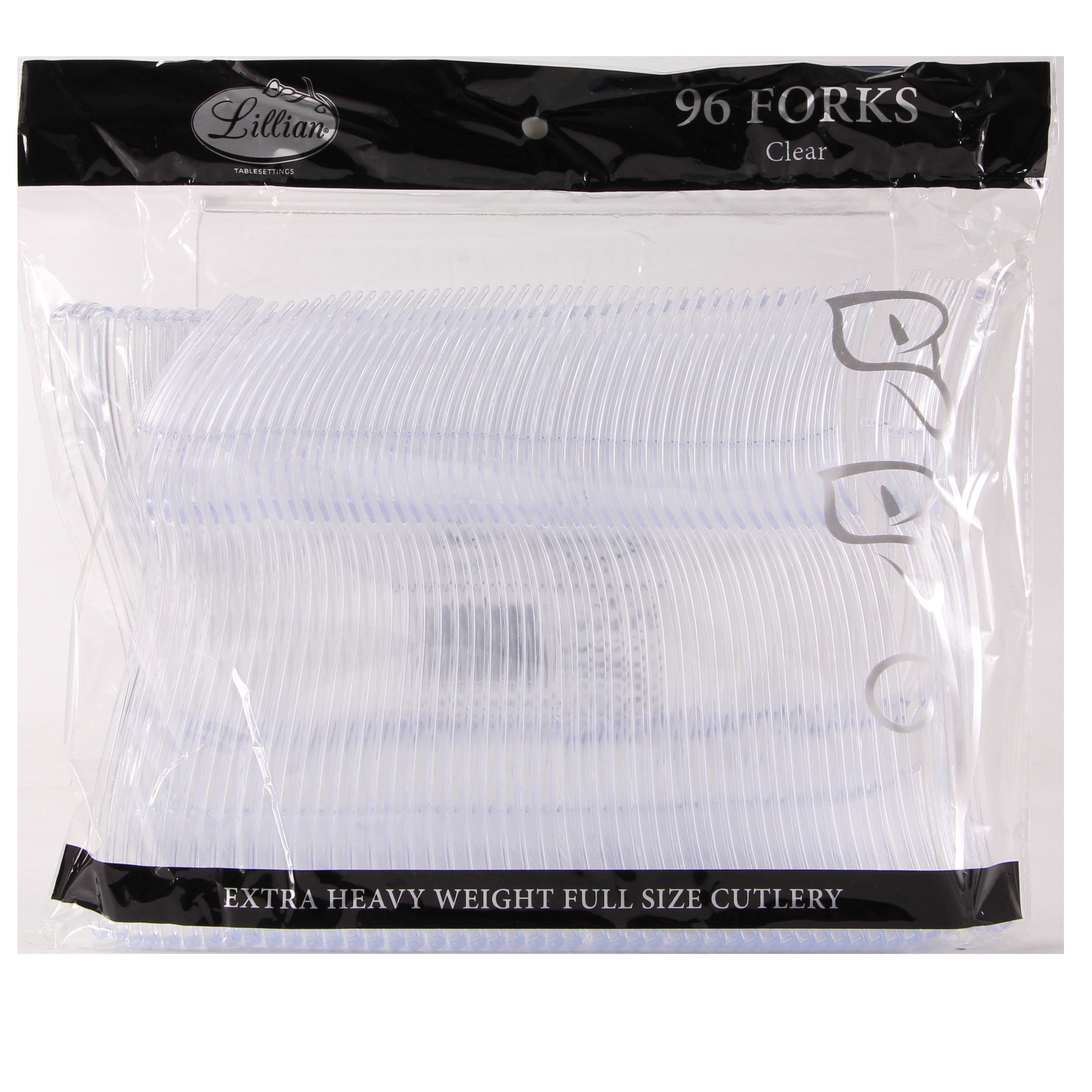 Clear Premium Plastic Cutlery Elegant Disposable Flatware for Modern