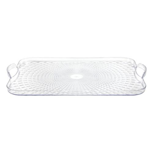 Premium Heavy Weight Plastic Pixel Tray: 18inchx13inch Serving Tray