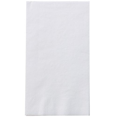 Paper Solid Color Party Options: Bistro Napkin, Lunch Napkin, and Guest Towel