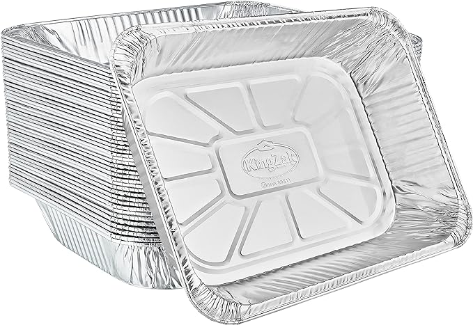 Standard Half Size Foil Steam Table Pan Shallow 9x13 – King Zak