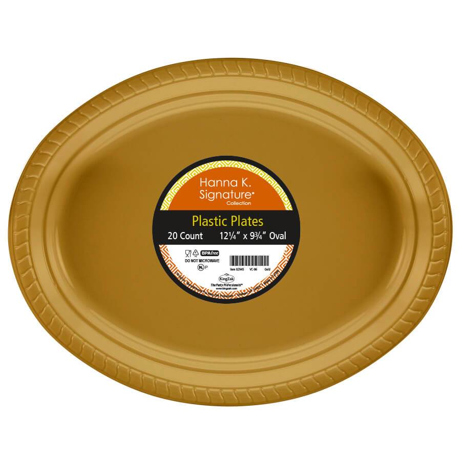 12.25inchx9.75inch Plate / Gold
