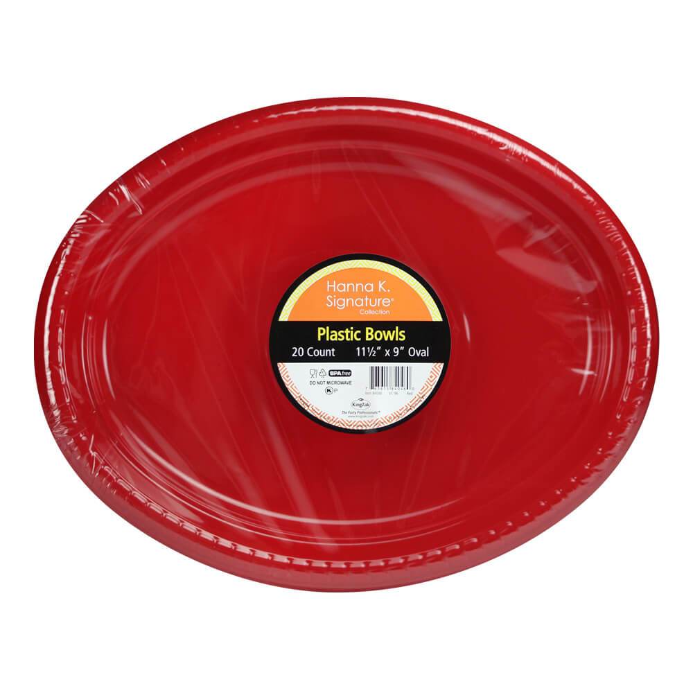 Premium Heavy Weight Plastic Oval Servingware