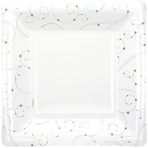 7inch Plate / Swirls & Pearls