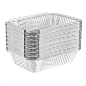 2 1/4 lb. Oblong Foil Take-Out Pan [Lid Options Available]