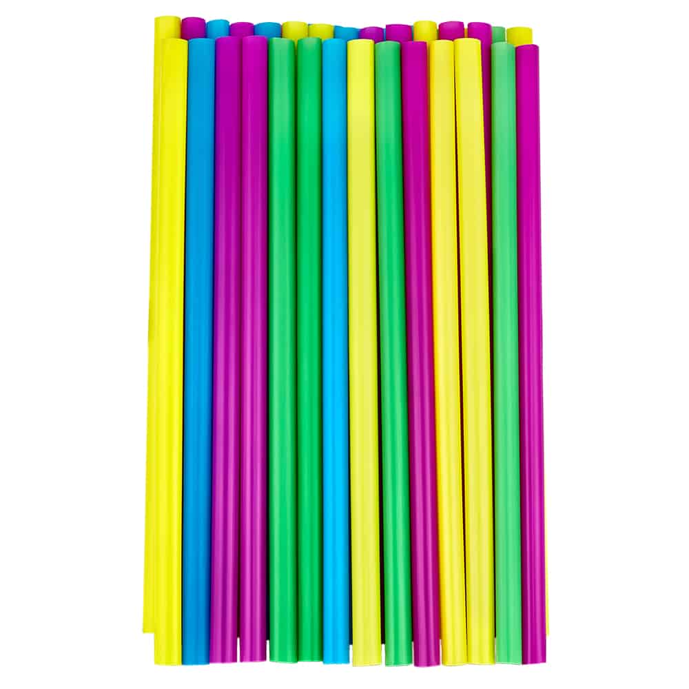 Plastic Smoothie Straws