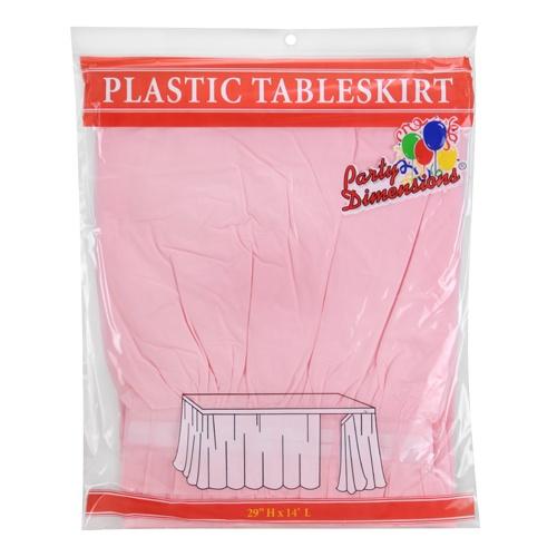 29inchx14inch Tableskirt / Pink