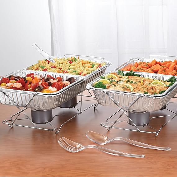 Chafing dishes, fuel, and Buffet Sets