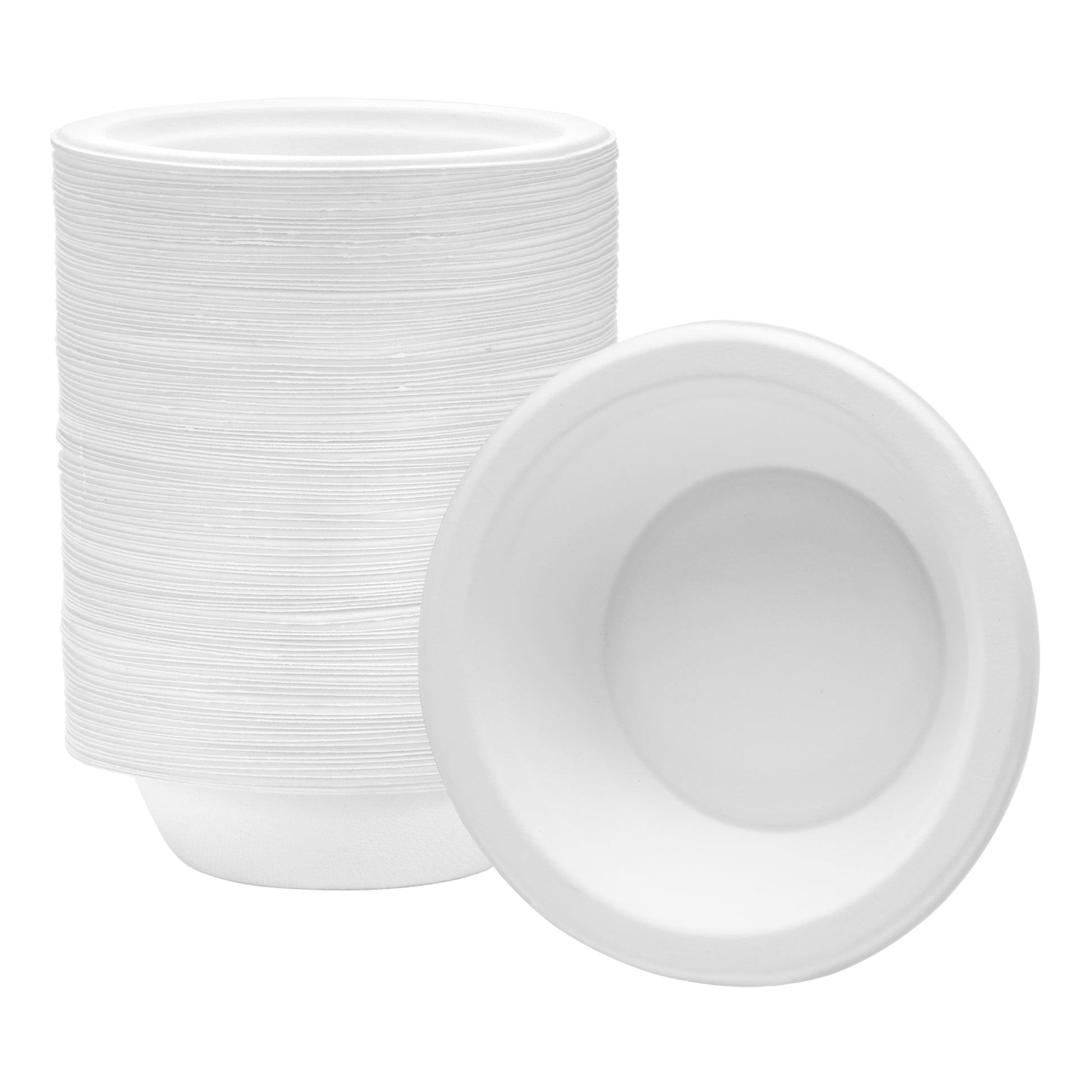 Eco-Friendly Sugarcane Premium Paper Bowls – Compostable Disposable Bowls for Soups, Salads & Snacks