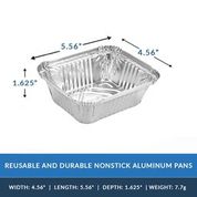 1 lb. Oblong Foil Take-Out Pan [Lid Options Available]