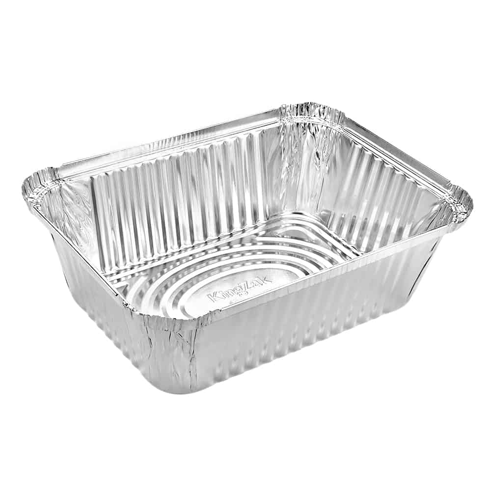 Aluminum Foil 5lb Oblong Pan 9.85" L X 7.125" W X 2.875" D [250 Count]