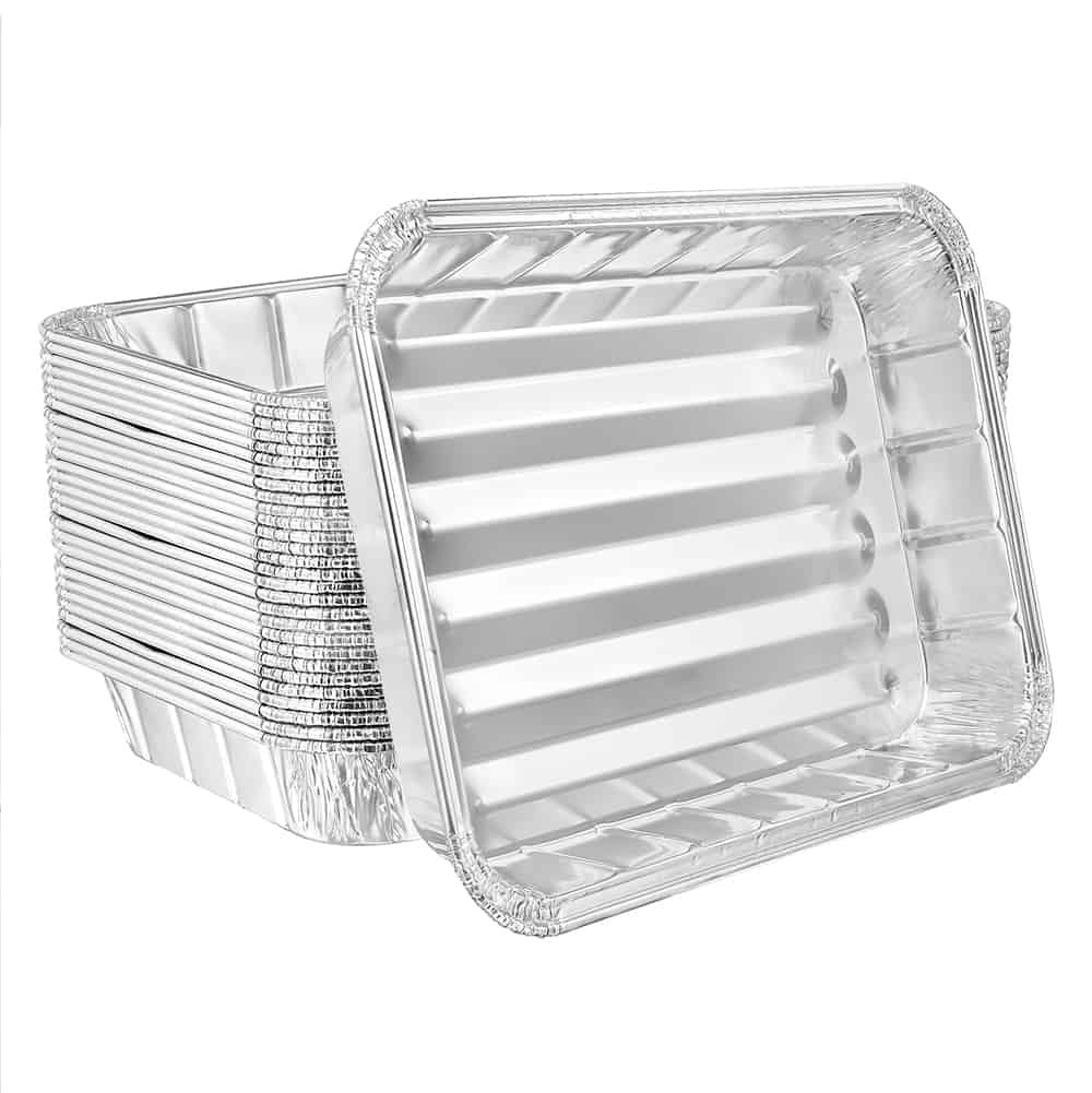 Heavy Duty Aluminum Foil Small Broiler Pan