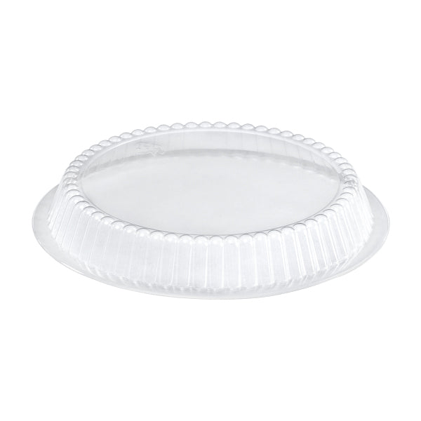 Round Dome Lids 7" & 9" – Clear Disposable Lids for Food Containers [480 Count, Wholesale Pricing]