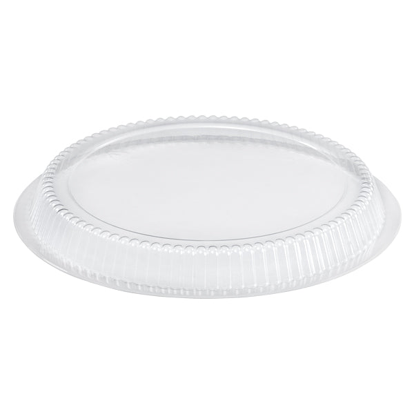Round Dome Lids 7" & 9" – Clear Disposable Lids for Food Containers [480 Count, Wholesale Pricing]