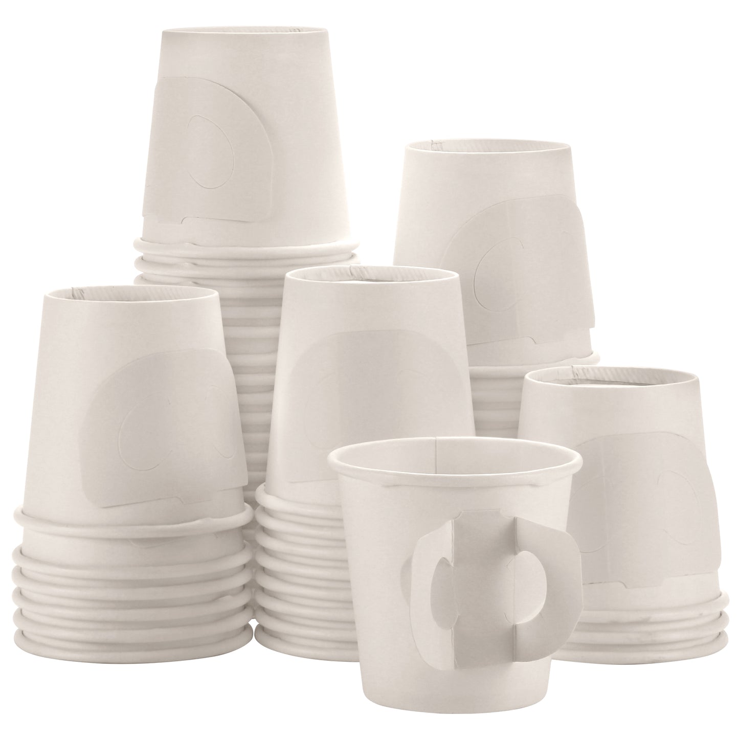 Stacked White Espresso Cup