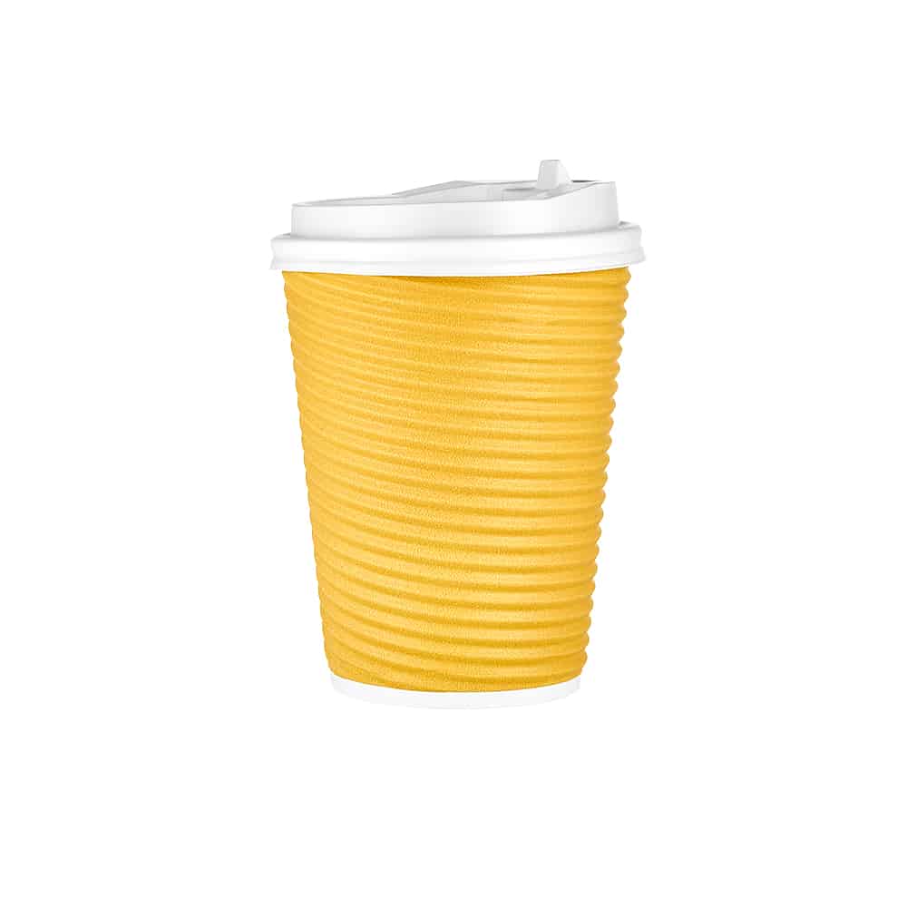 Premium Quality Paper Ripple Hot Cups<br/>Size Options: 12oz Hot Cup and 16oz Hot Cup - King Zak