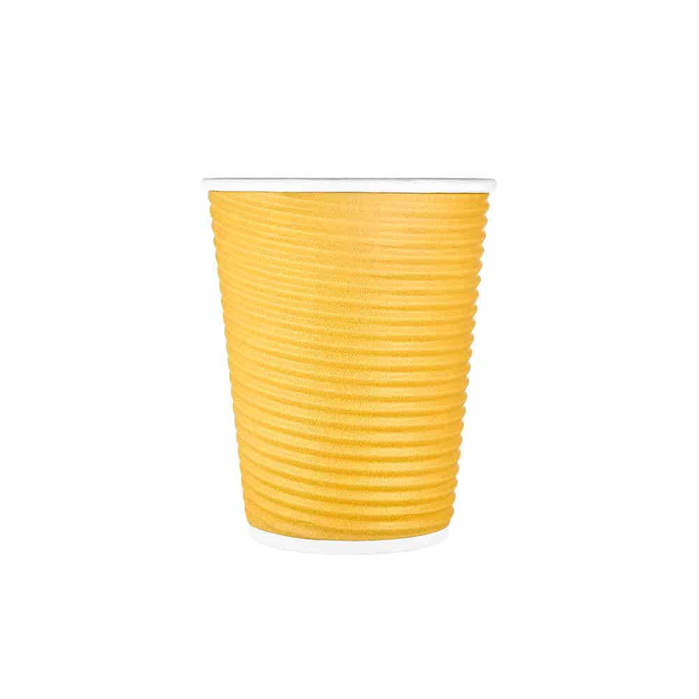 Premium Quality Paper Ripple Hot Cups<br/>Size Options: 12oz Hot Cup and 16oz Hot Cup - King Zak