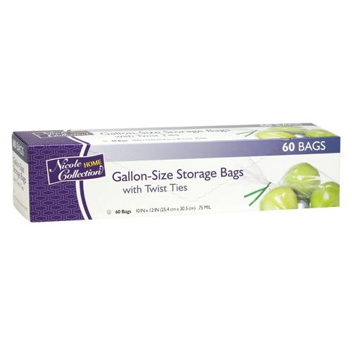 Premium Heavy Weight Plastic Storage Bags: 1 Gallon Storage Bag