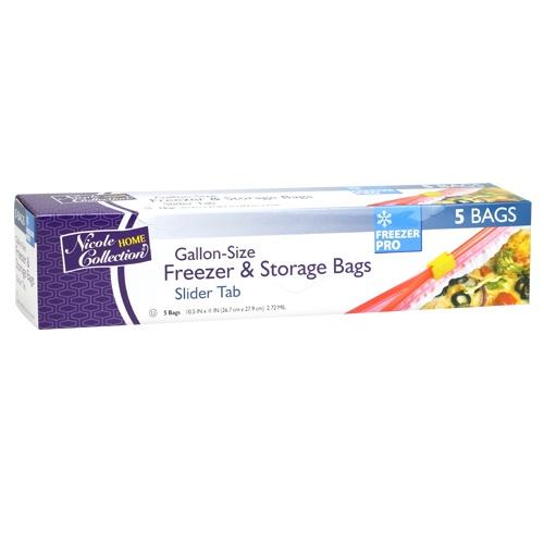 Premium Heavy Weight Plastic Slider Storage Bags: 1 Gallon Storage Bag