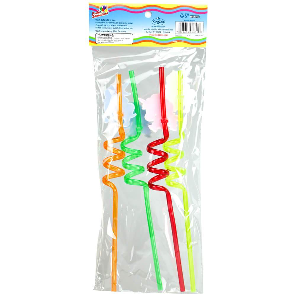 Plastic Unicorn Straw Options: Unicorn Straws, Fish Straws, and Fruit Straws