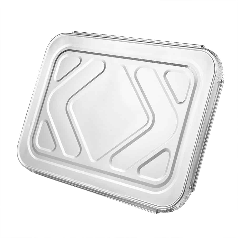 Heavy Duty Aluminum Foil 2.25lb Oblong Pan Foil Lid