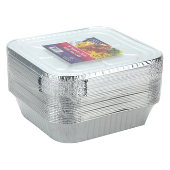 8" ​Square ​Pan ​W/Foil ​Lid