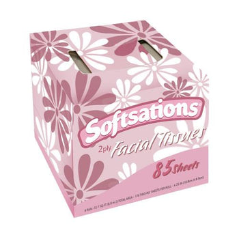 Facial Tissue Cube / White