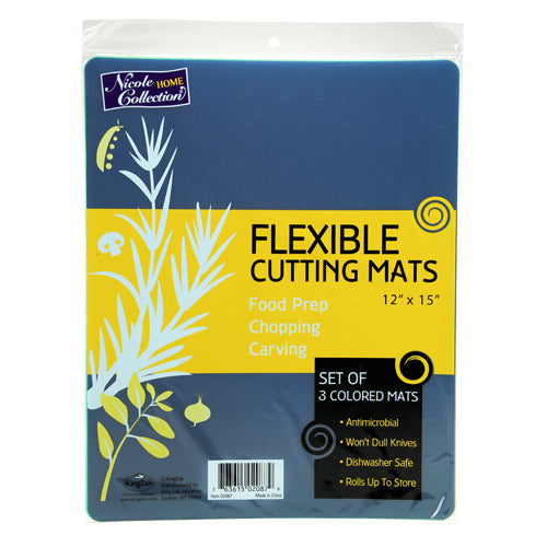 Premium Plastic Assorted Colored Cutting Boards - King Zak
