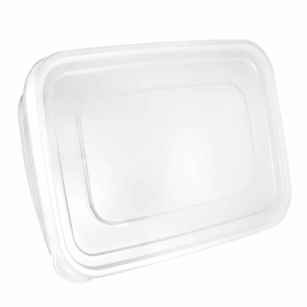 Premium Heavy Duty Plastic Microwaveable, Stackable 9"x13" Lunch/Dinner Containers with Airtight Lid