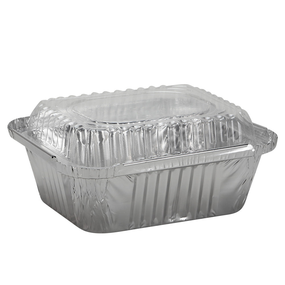 2 1/4 lb Aluminum Pan with Dome Lid