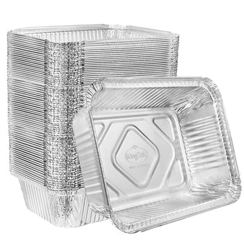 5 lb. Oblong Foil Take-Out Pan [Lid Options Available]