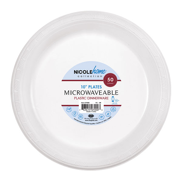10" ​Plate ​Plastic ​PP