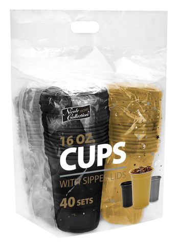 16oz PET Plastic Cups