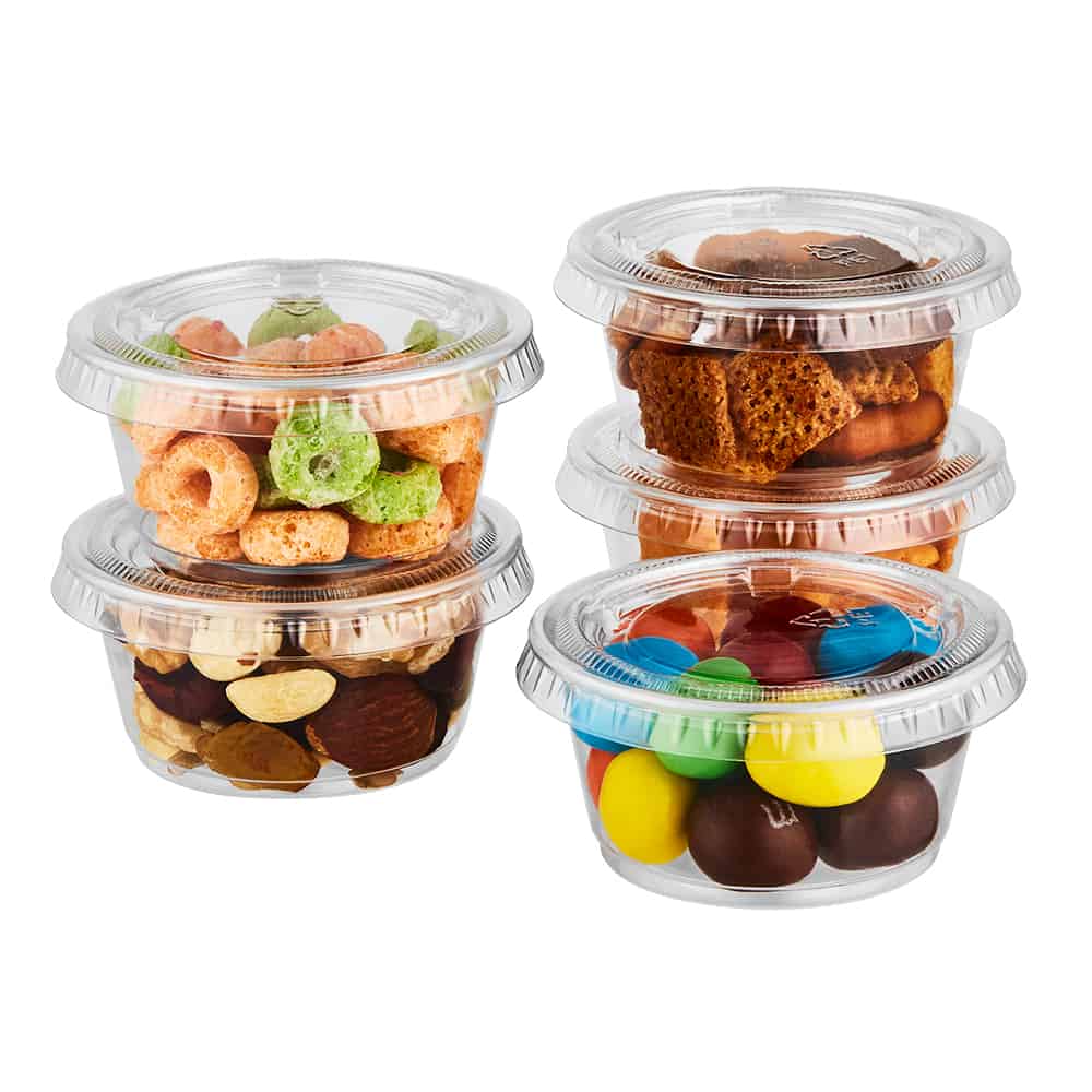 Premium Plastic Portion Cup<br/>Size Options: 2oz Portion Cup, 4oz Portion Cup, and 5.5oz Portion Cup - King Zak