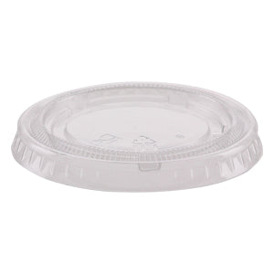 Lids for 1.5 oz & 2 oz Portion Cups – Clear, Snap-On Plastic Lids for Condiment & Sauce Containers