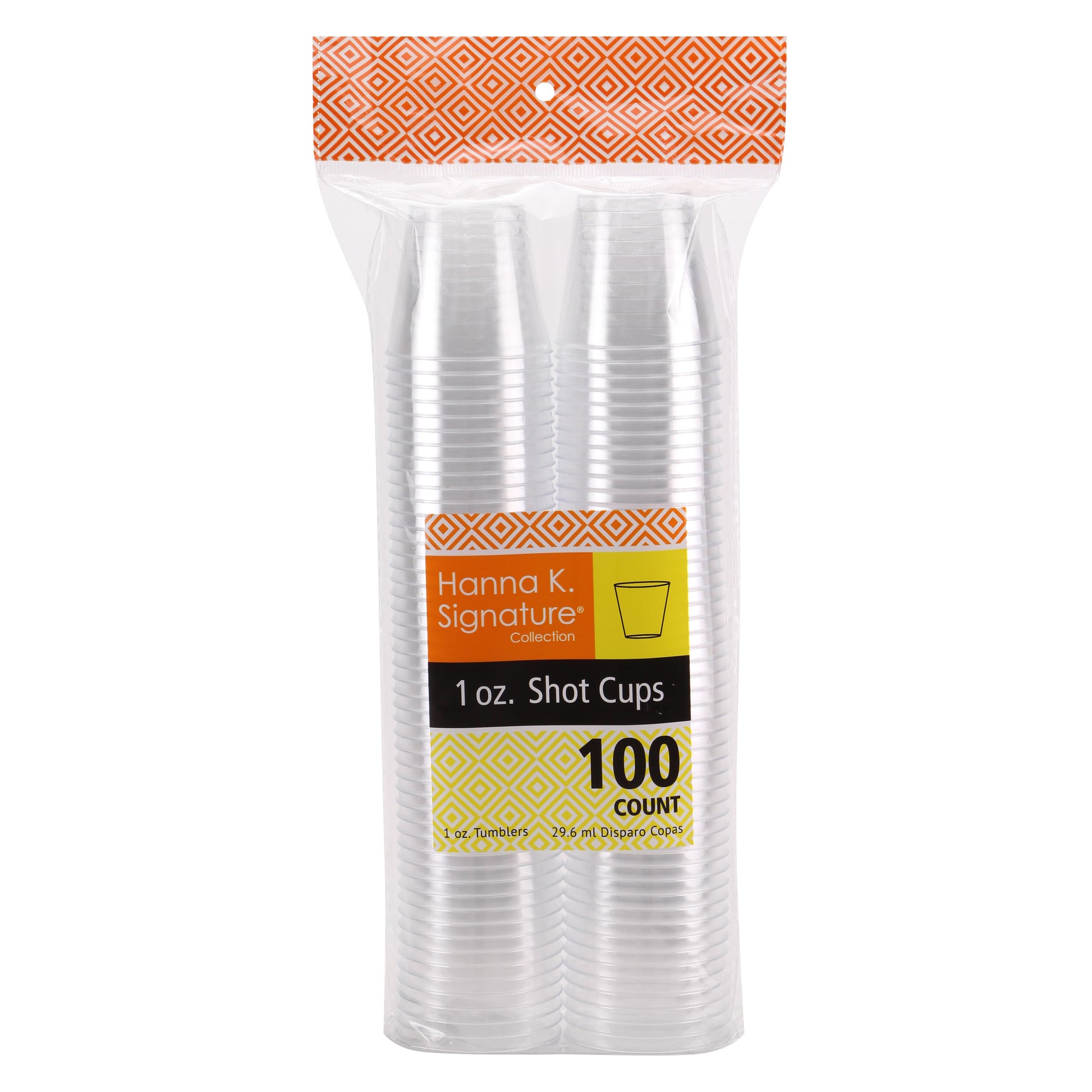 Clear Deluxe Plastic 1oz Shot Cup