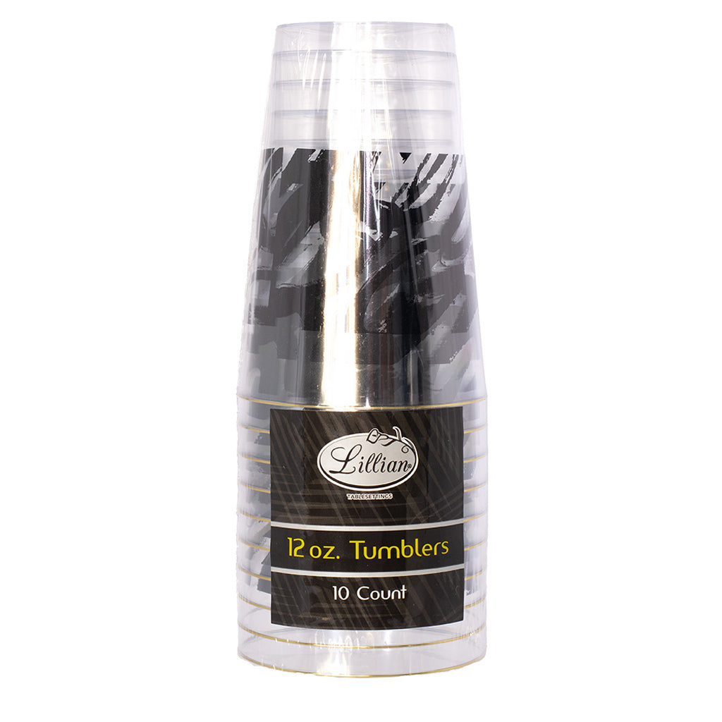 Abstrax Clear 12oz Tumbler
