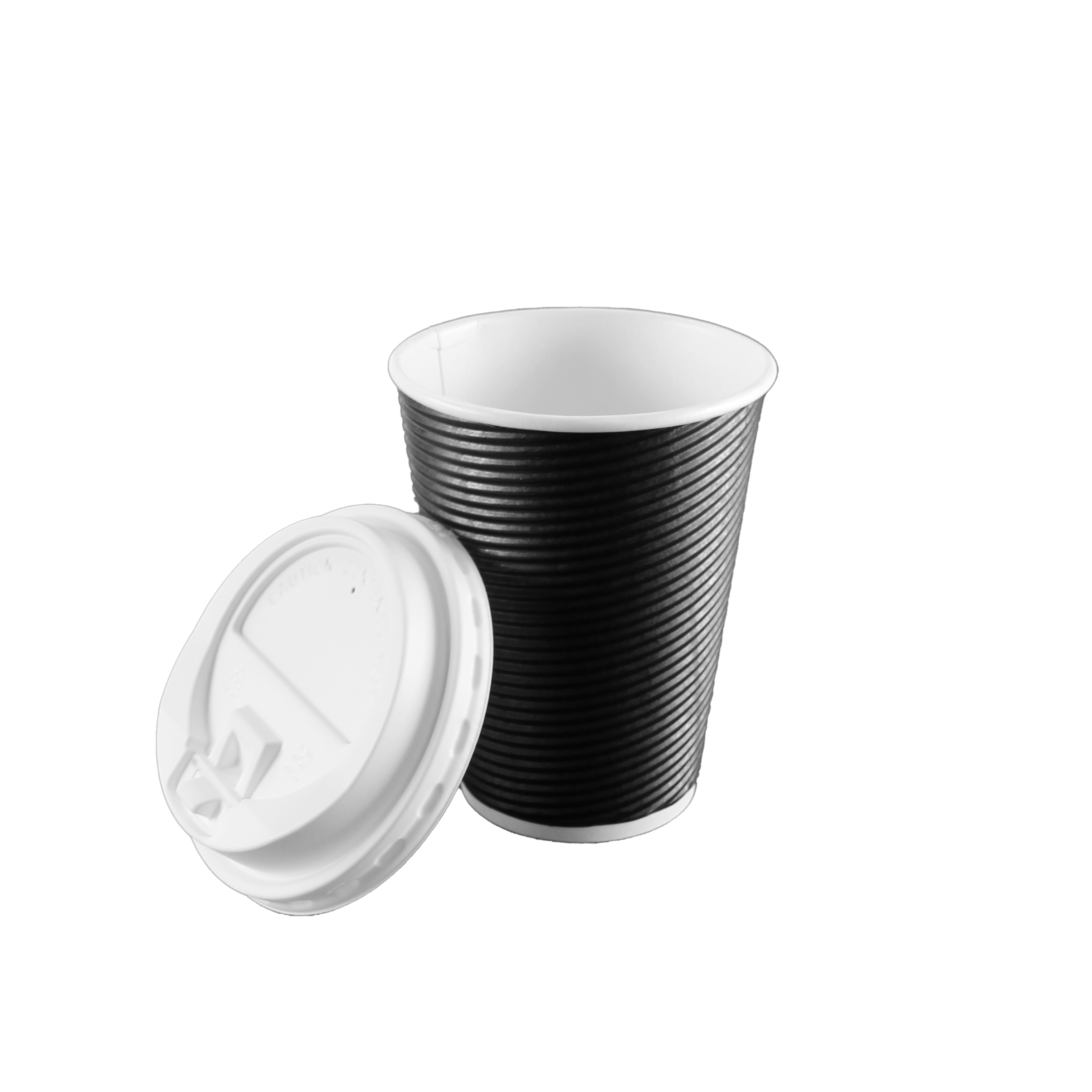 Premium Quality Paper Double Wall Ripple Hot Cups with Lids – King Zak Premium Quality Paper Double Wall Ripple Hot Cups with Lids – King Zak