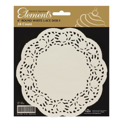 6inch Doily / White